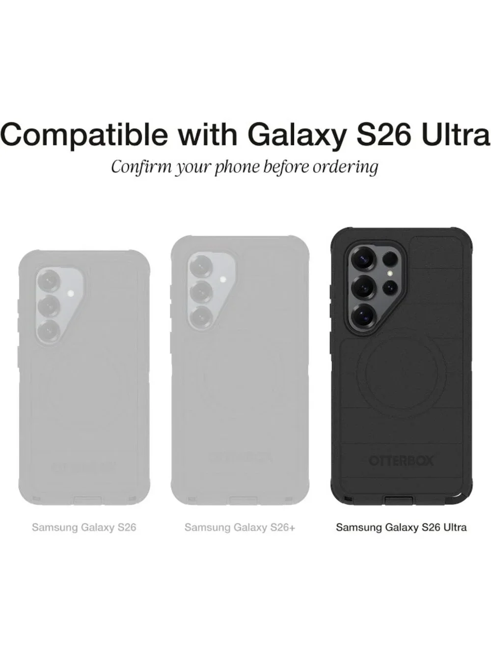 OtterBox Commuter Series Case for Samsung Galaxy S26 Ultra – Purple Mystery, Sli